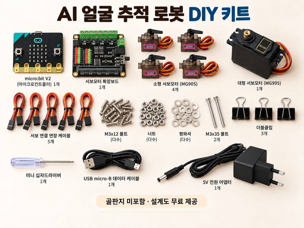 움직이는 얼굴로봇 조립 세트